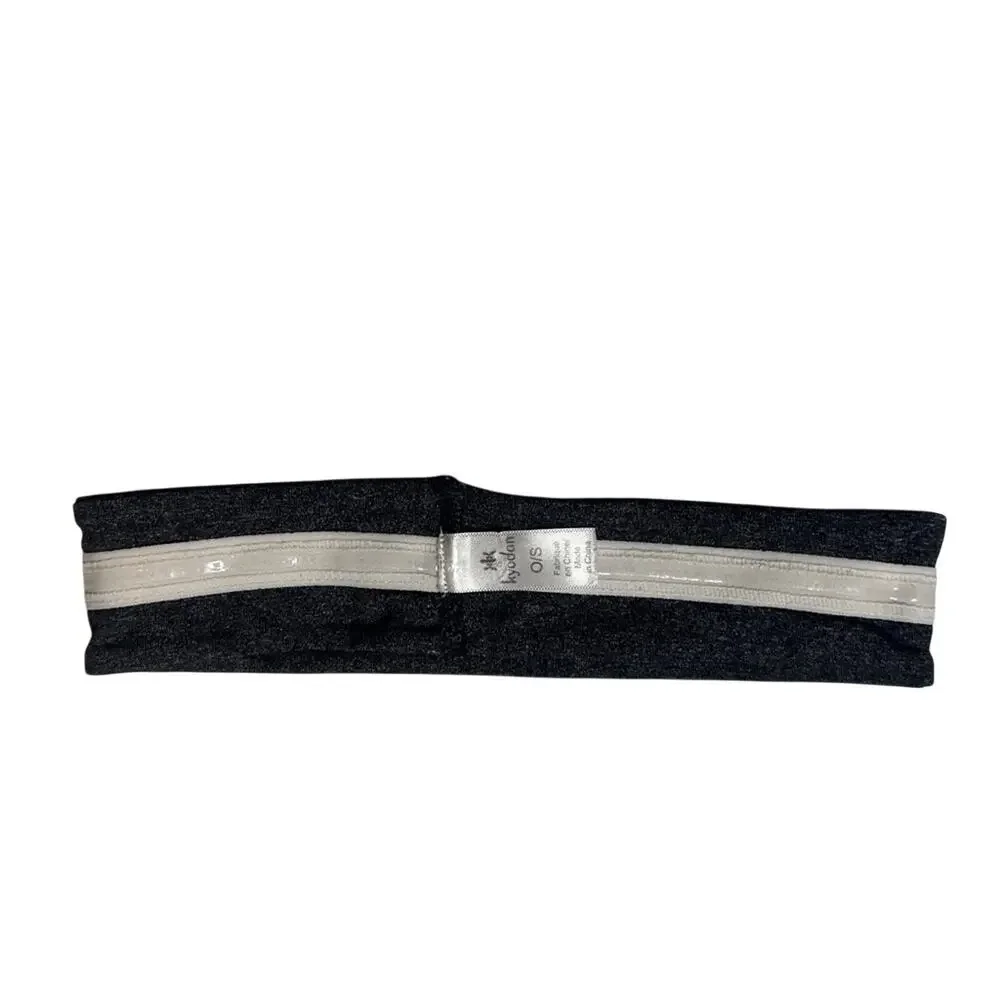 Kyodan Activewear Headband Gray One Size Non-Slip Workout Running Yoga